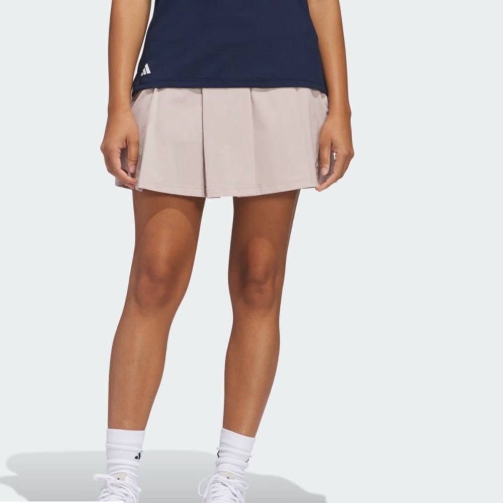 Adidas Ultimate365 Tour Pleated Golf Skort Wonder Taupe (Blush) Size M Golfcore